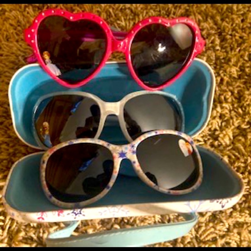 Frozen Sunglasses (set of 3 w/Frozen glasses case): $12 (for all)